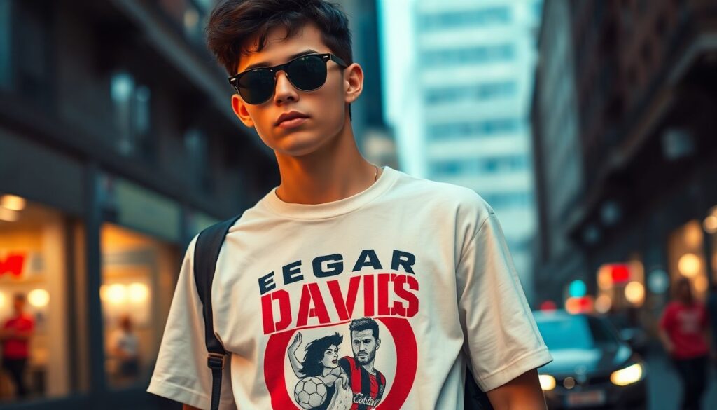 Эдгар Давидс — самый узнаваемый футболист в очках в истории спорта Эдгар Давидс — самый узнаваемый футболист в очках в истории мирового спорта. - иллюстрация