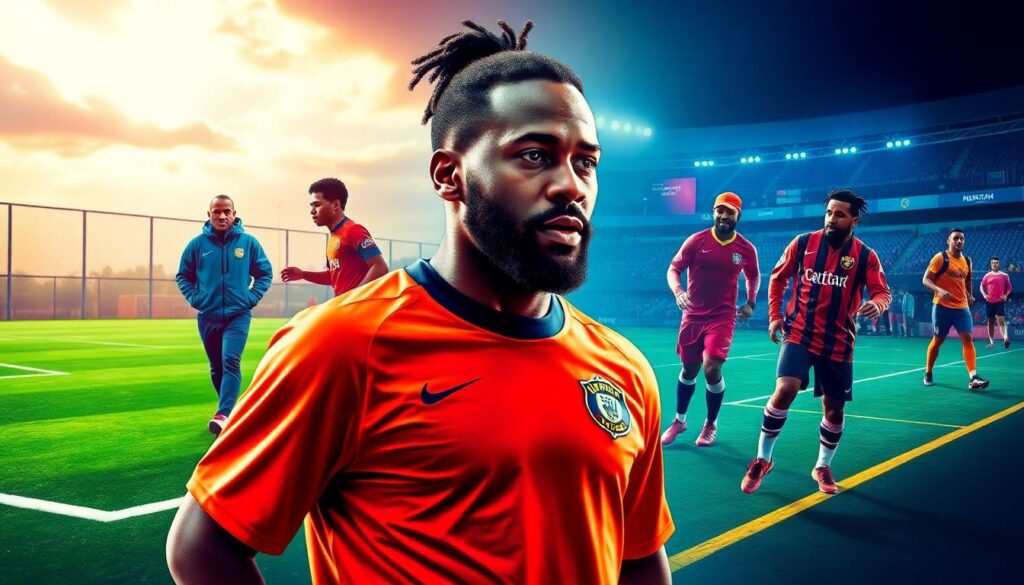 Эдгар Давидс — самый узнаваемый футболист в очках в истории спорта Эдгар Давидс — самый узнаваемый футболист в очках в истории мирового спорта. - иллюстрация