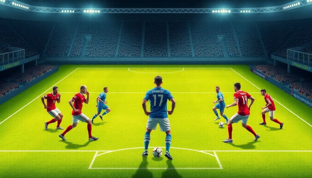 Почему опорный полузащитник ключевой игрок в оборонительных схемах команды Почему опорный полузащитник считается ключевым игроком в оборонительных схемах. - иллюстрация