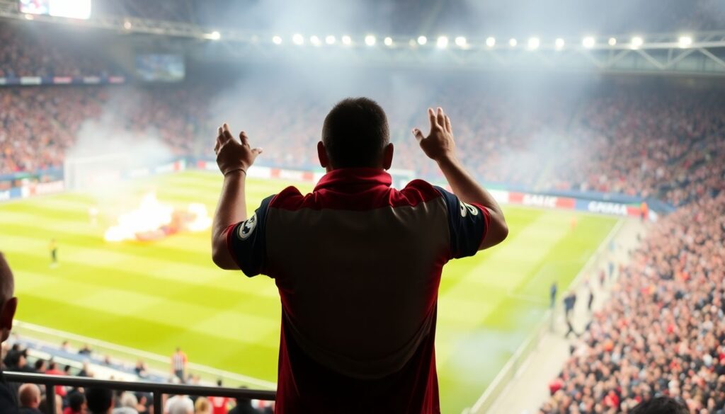 История движения ультрас и их влияние на атмосферу стадиона История возникновения движения ультрас и их влияние на атмосферу стадиона. - иллюстрация