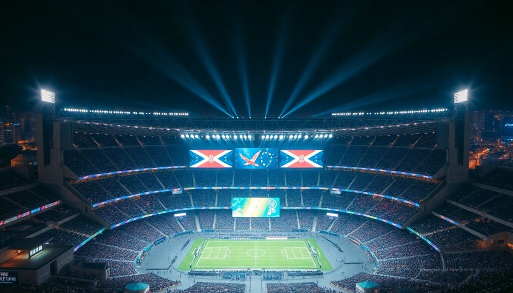 Самые большие стадионы мира: топ-10 арен по максимальной вместимости Самые большие стадионы мира: топ-10 арен по максимальной вместимости зрителей. - иллюстрация