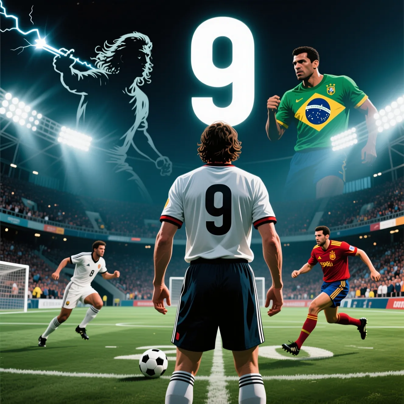 Символ центрального нападающего: кто прославил номер 9 в футболе своими голами.