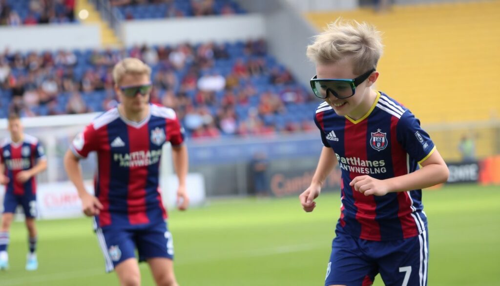 Футболисты в очках: редкие примеры экипировки на поле и знаменитые матчи Редкие примеры экипировки на поле: знаменитые футболисты в очках на матчах. - иллюстрация