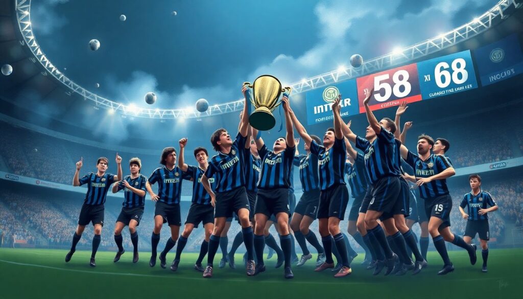 Золотой состав «нерадзурри»: великие легенды интера и их путь к трофеям. - иллюстрация