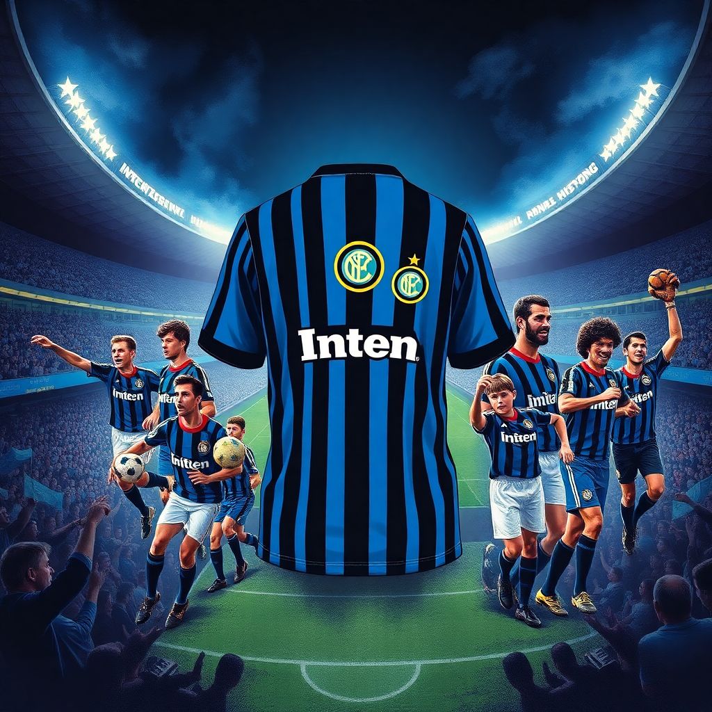 Золотой состав «нерадзурри»: великие легенды интера и их путь к трофеям.