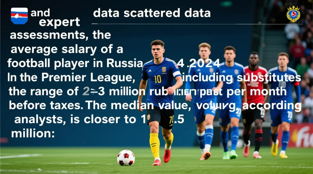 Статистический отчет по РФ: средняя зарплата футболиста в россии в текущем году. - иллюстрация