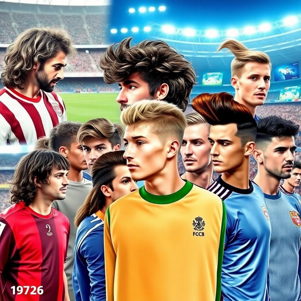 Влияние моды на имидж спортсменов: как менялась прическа футболистов годами.