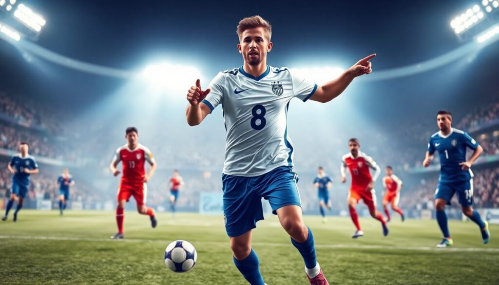 Центральные полузащитники-лидеры, носившие 8 номер в футболе в своих клубах. - иллюстрация