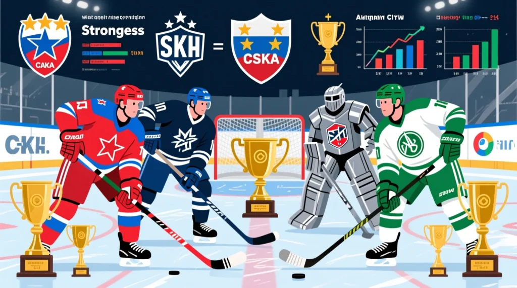 Сравнение популярности зимних видов спорта и какая самая сильная команда по хоккею в россии. - иллюстрация