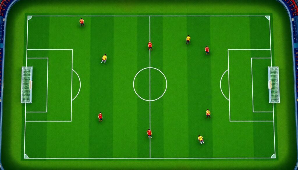 Базовые правила игры: официальная футбольная команда сколько человек на поле. - иллюстрация