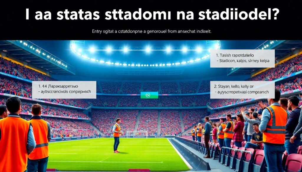 Обязанности персонала на матче: что именно делает стюард футбол во время игры. - иллюстрация