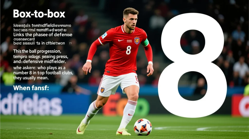 Звезды центра поля: кто играет под 8 номером в футболе в самых известных клубах. - иллюстрация