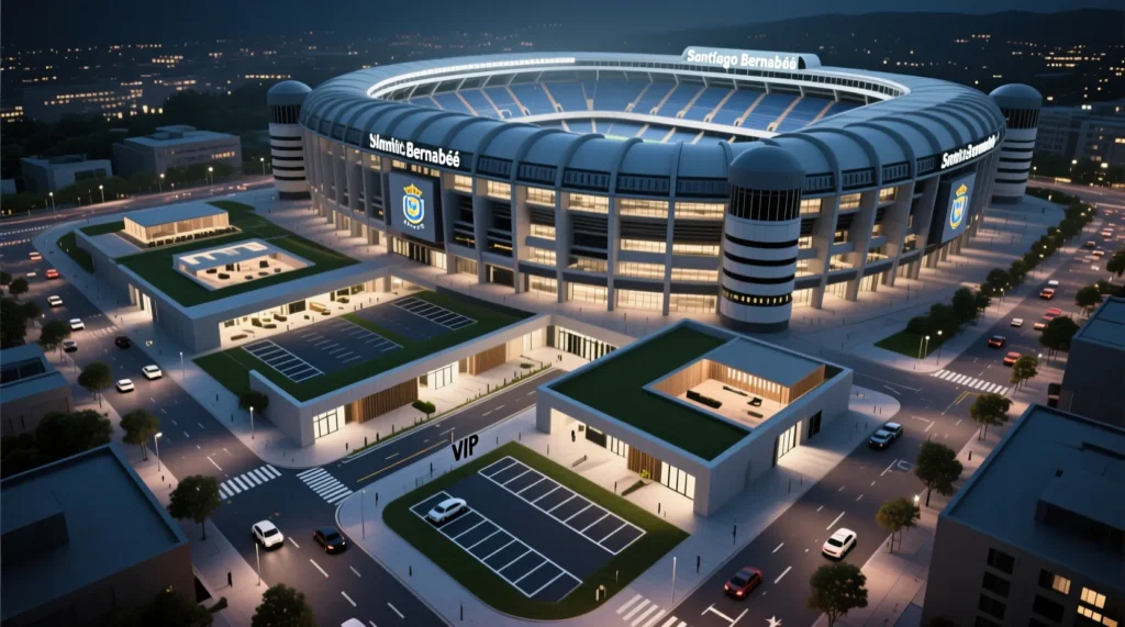 Проект реконструкции великой арены: как будет выглядеть новый сантьяго бернабеу. - иллюстрация