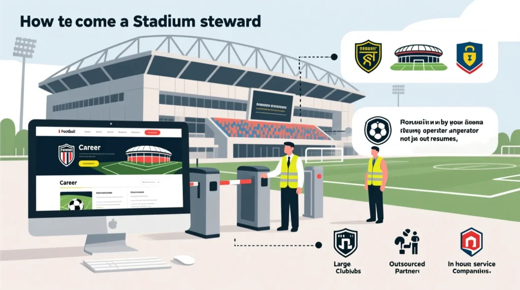 Работа в день матча на стадионе: как устроиться стюард на футболе и что делать. - иллюстрация