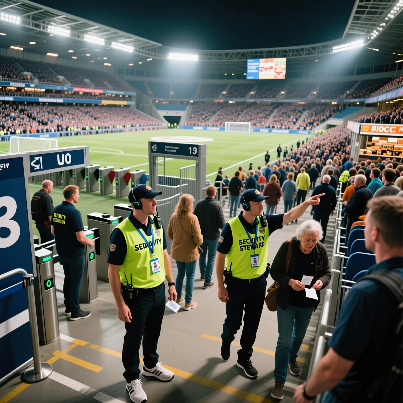 Работа в день матча на стадионе: как устроиться стюард на футболе и что делать.