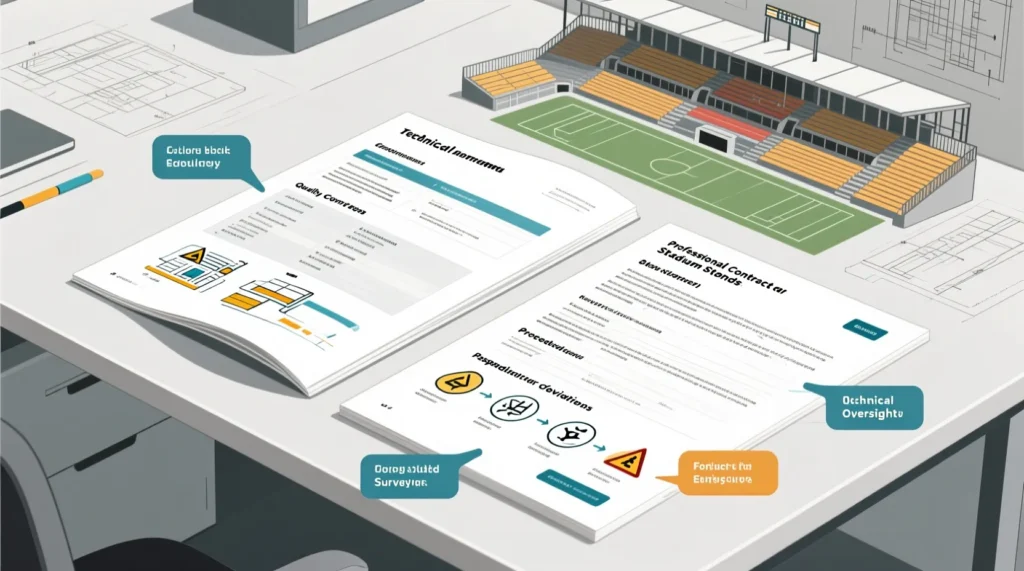 Инженерные решения для арен: производство строительных металлоконструкций для трибун. - иллюстрация