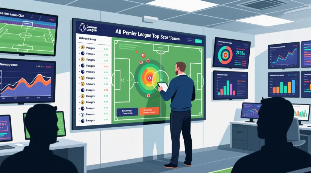 Обновленный список снайперов: бомбардиры апл за всю историю лиги по годам. - иллюстрация