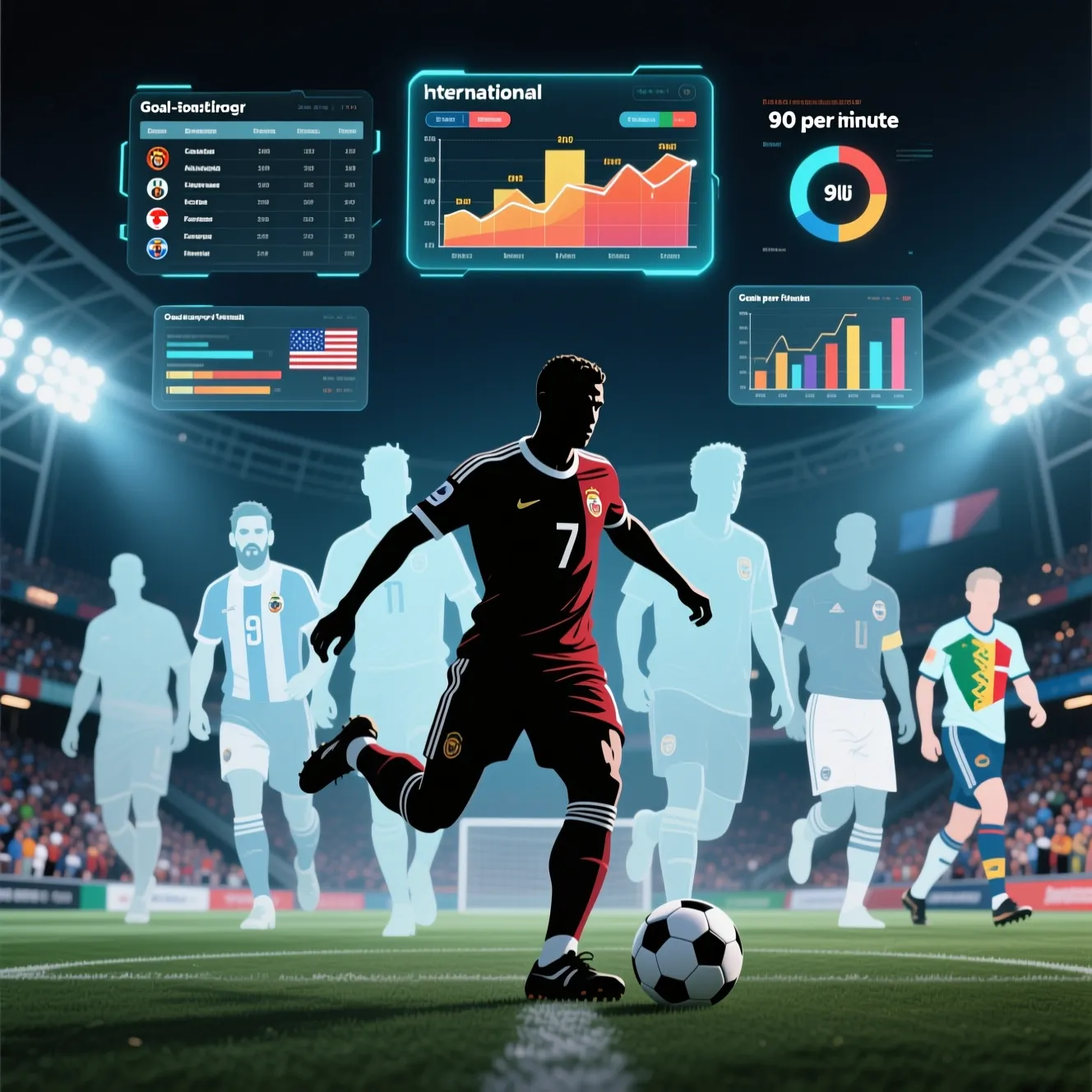 Мировые рекорды за национальные цвета: лучшие бомбардиры сборных за все время.