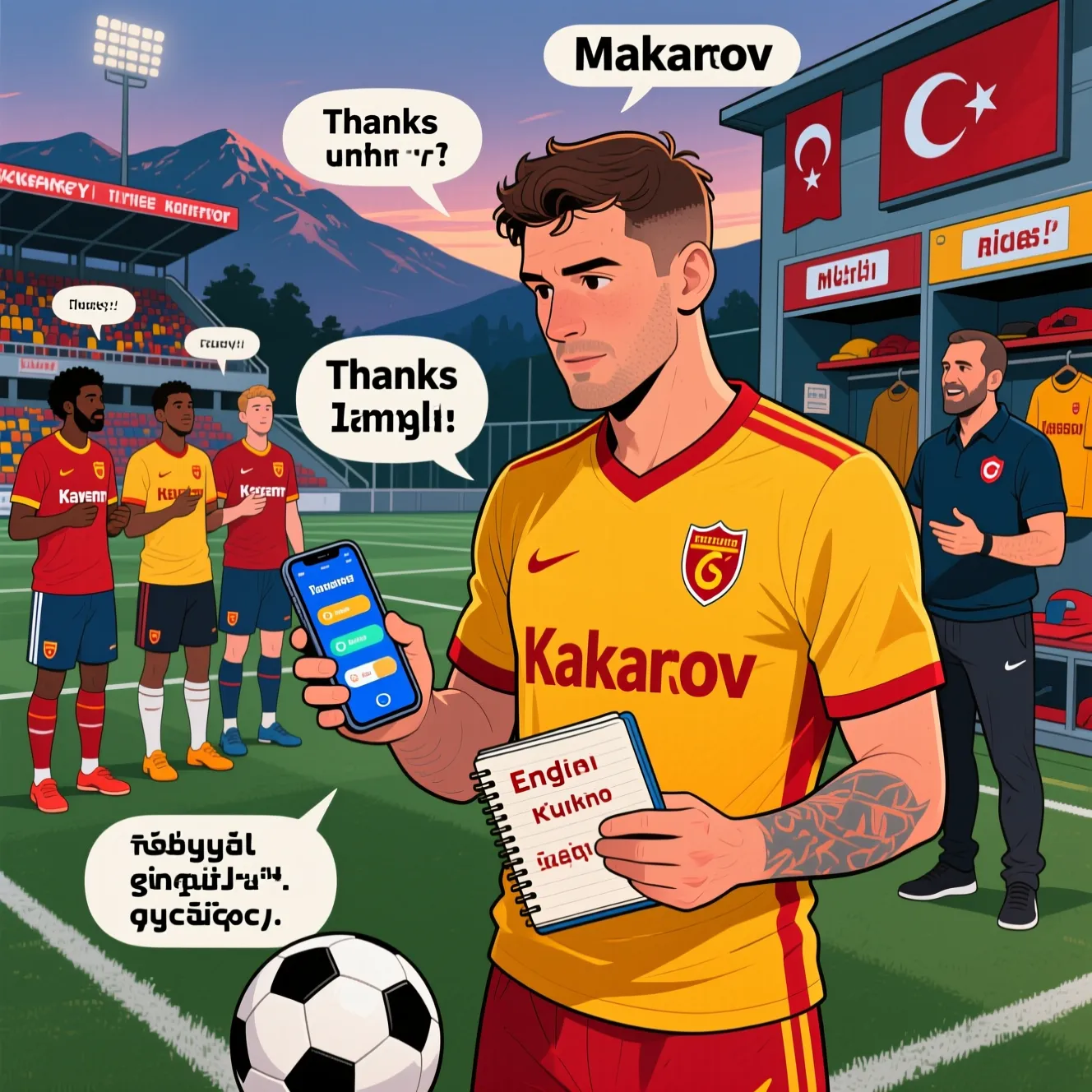 Денис Макаров в «Кайсериспоре»: как английский и турецкий помогают адаптации