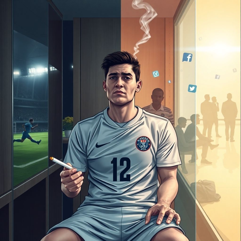 Непрофессиональные привычки звезд: какие футболисты курят в свободное время Непрофессиональные привычки звезд: кто из футболистов курит в свободное время.