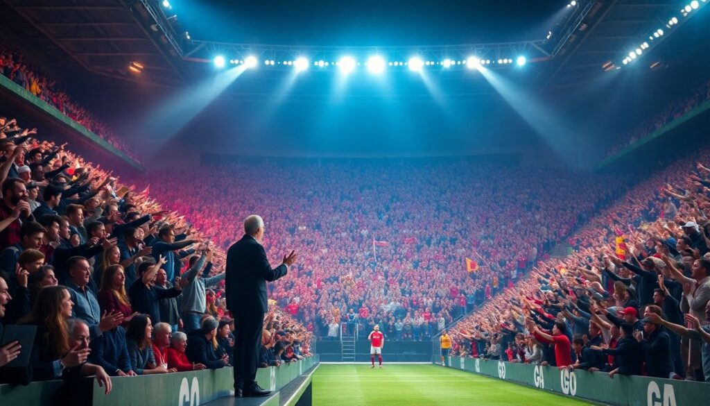 Современная фанатская субкультура: как организованные ультрасы создают силу трибун Современная фанатская субкультура: организованные ультрасы это сила трибун. - иллюстрация