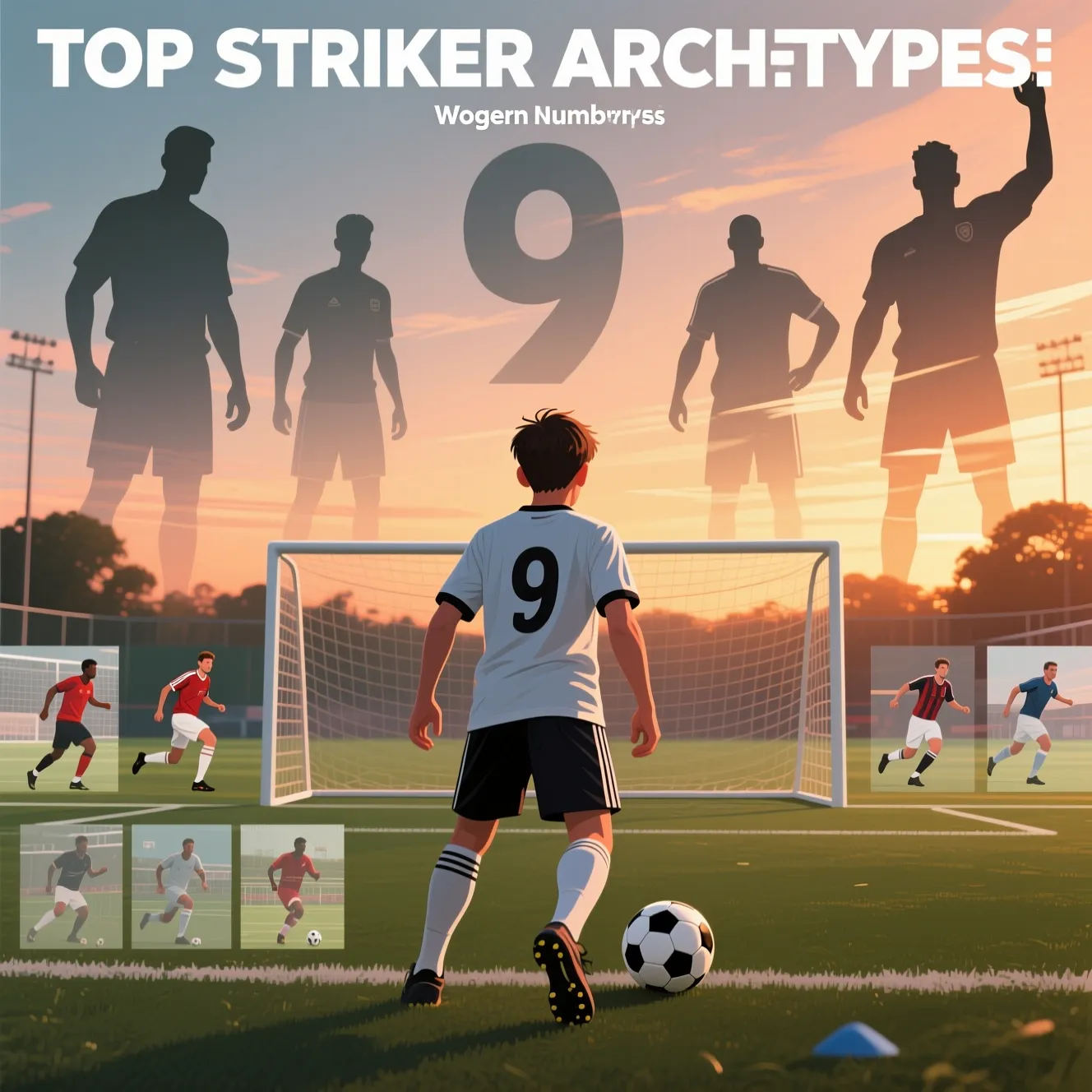 Текущие звезды чемпионатов: кто играет под 9 номером в футболе в топ клубах.