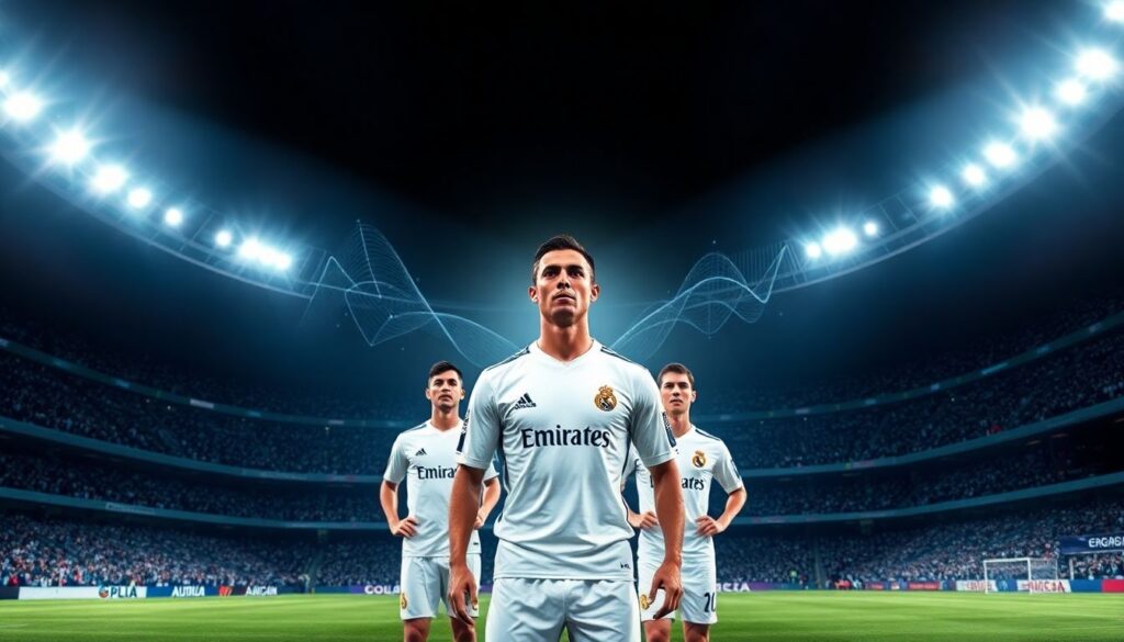 Золотой фонд мадридского клуба: величайшие легенды реал мадрида всех времен. - иллюстрация