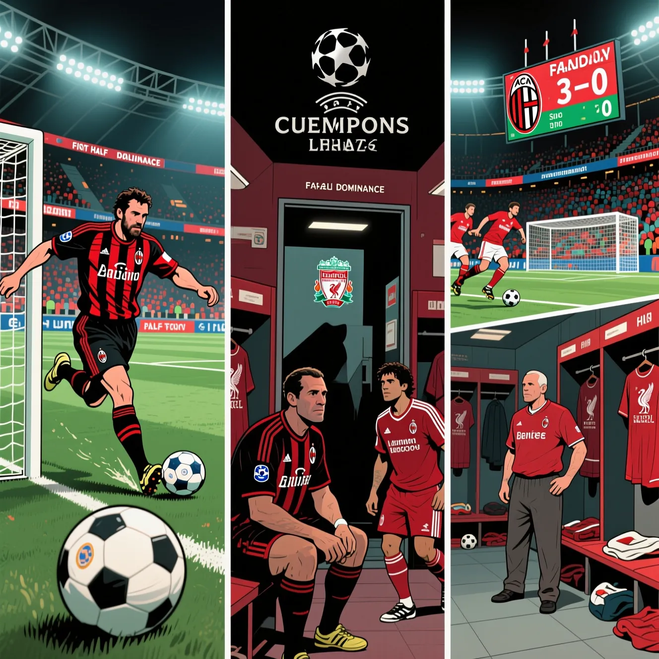 Исторический матч в Стамбуле: как развивался финал лч 2005 между «Миланом» и «Ливерпулем».