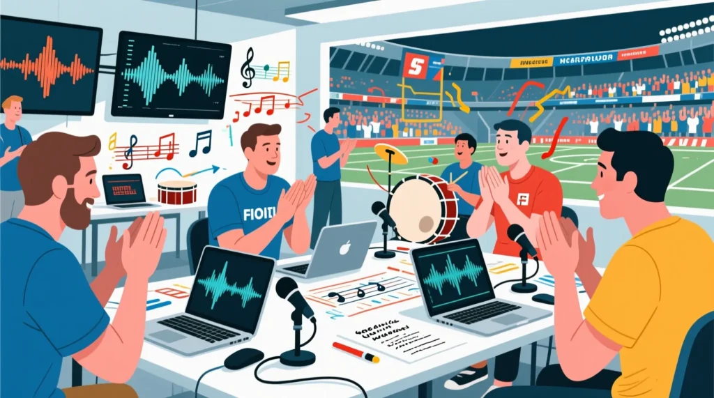 Подборка для активных фанатов: лучшие кричалки для поддержки короткие и звучные. - иллюстрация