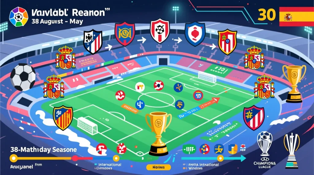 Структура испанского чемпионата: современная ла лига это лига техничного футбола. - иллюстрация