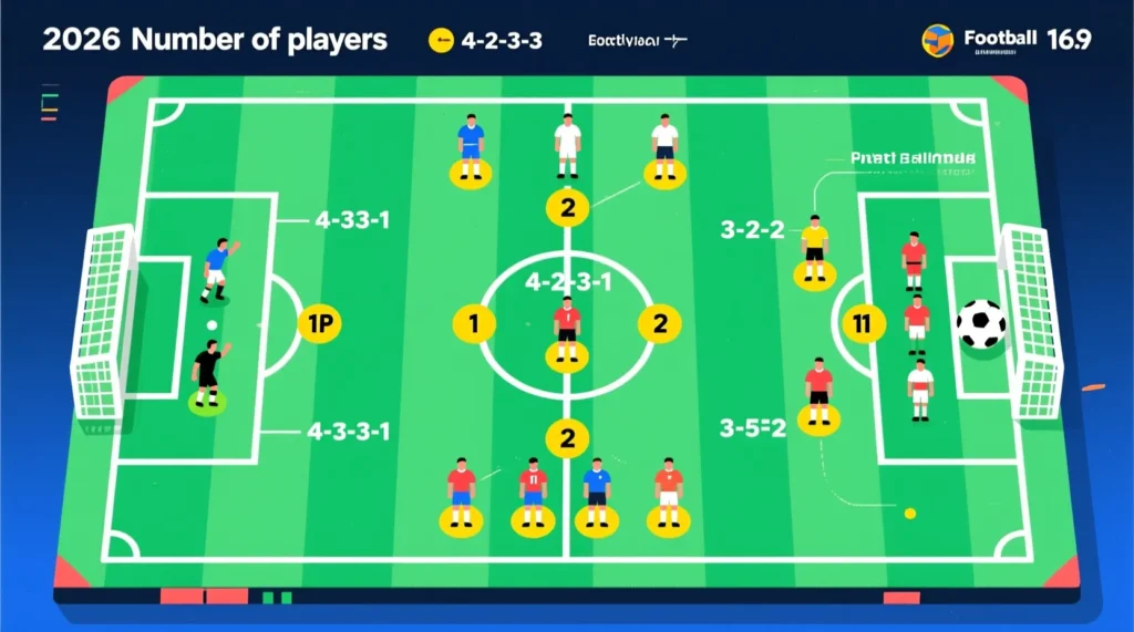 Почему по правилам ФИФА в футбольной команде 11 человек выходят на поле. - иллюстрация