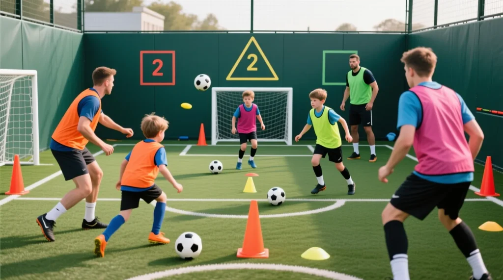 Виды передач и техника исполнения: как оттачивать точный пас в футболе. - иллюстрация