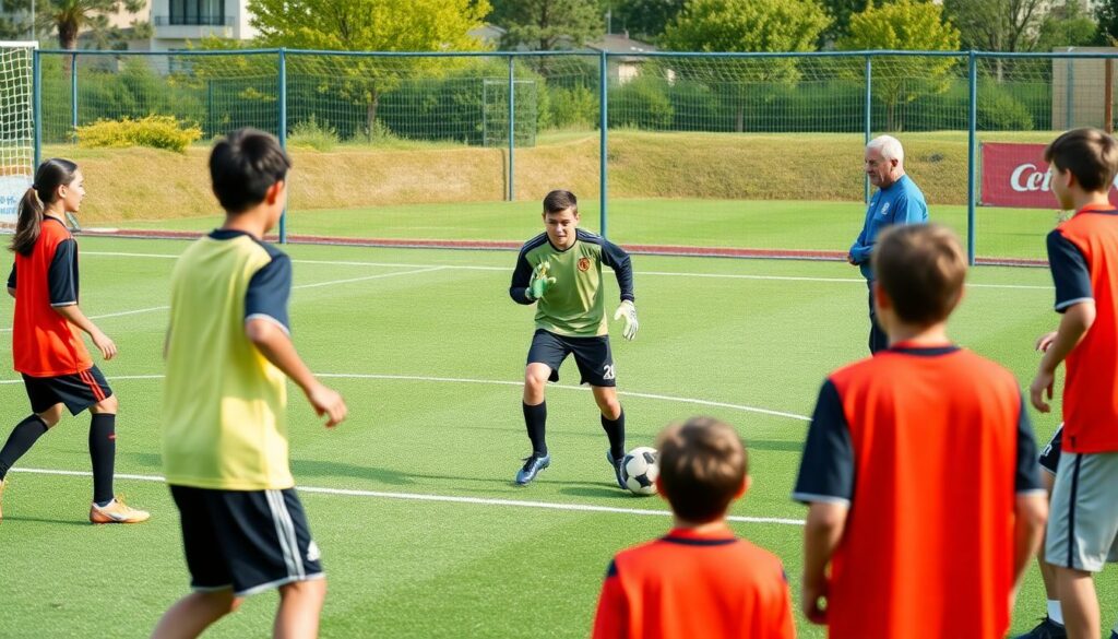 Профессиональная подготовка футбольных вратарей в топ-академиях: этапы и методы Как проходит профессиональная подготовка футбольных вратарей в топ-академиях. - иллюстрация