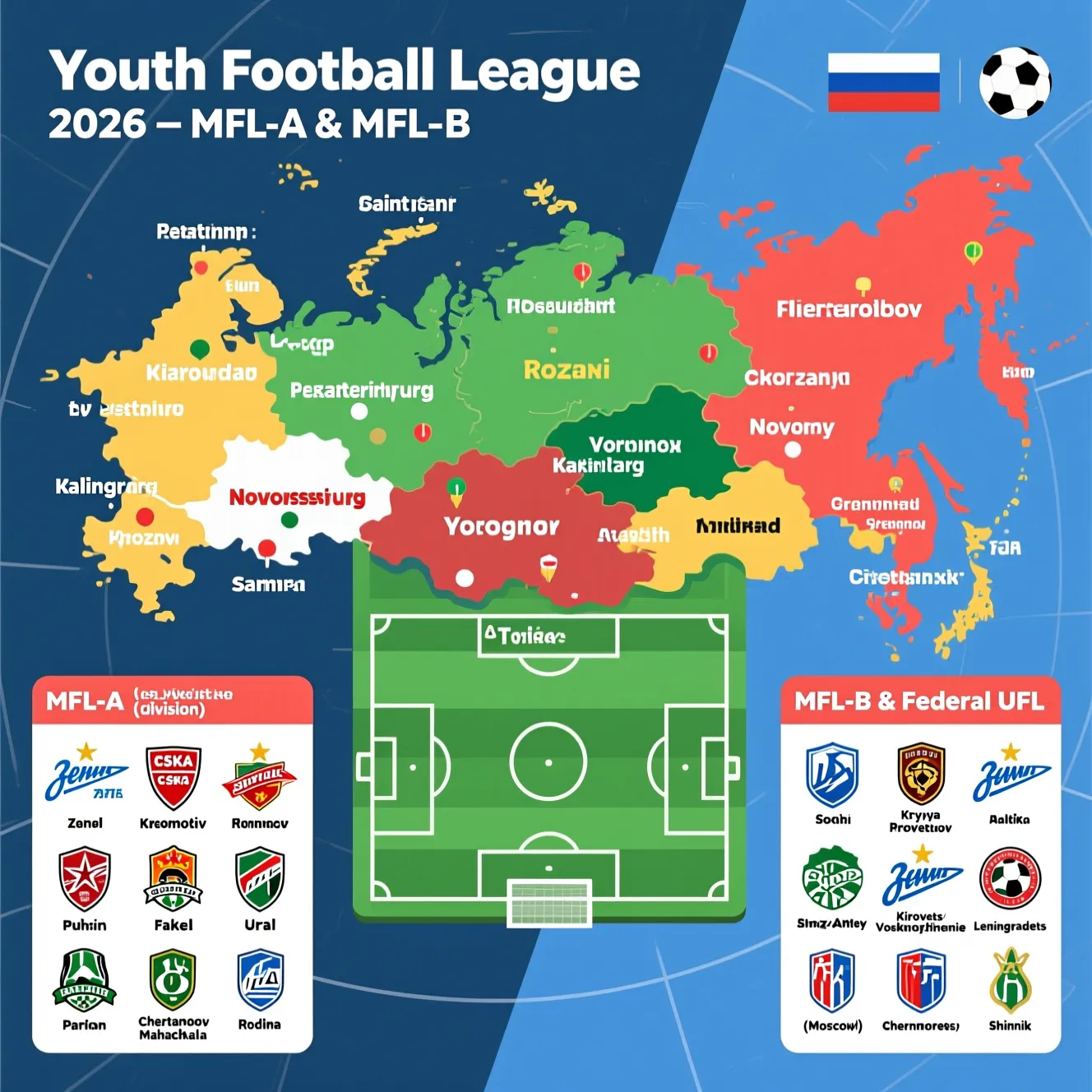 РФС утвердил состав МФЛ и ЮФЛ на сезон-2026 и запустил новый цикл подготовки РФС утвердил состав МФЛ и ЮФЛ на сезон 2026 и запустил новый цикл подготовки
