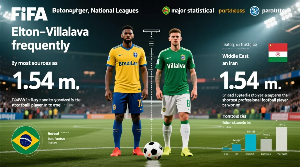 Рекордсмен по низкому росту: кто самый маленький футболист в мире среди профи. - иллюстрация