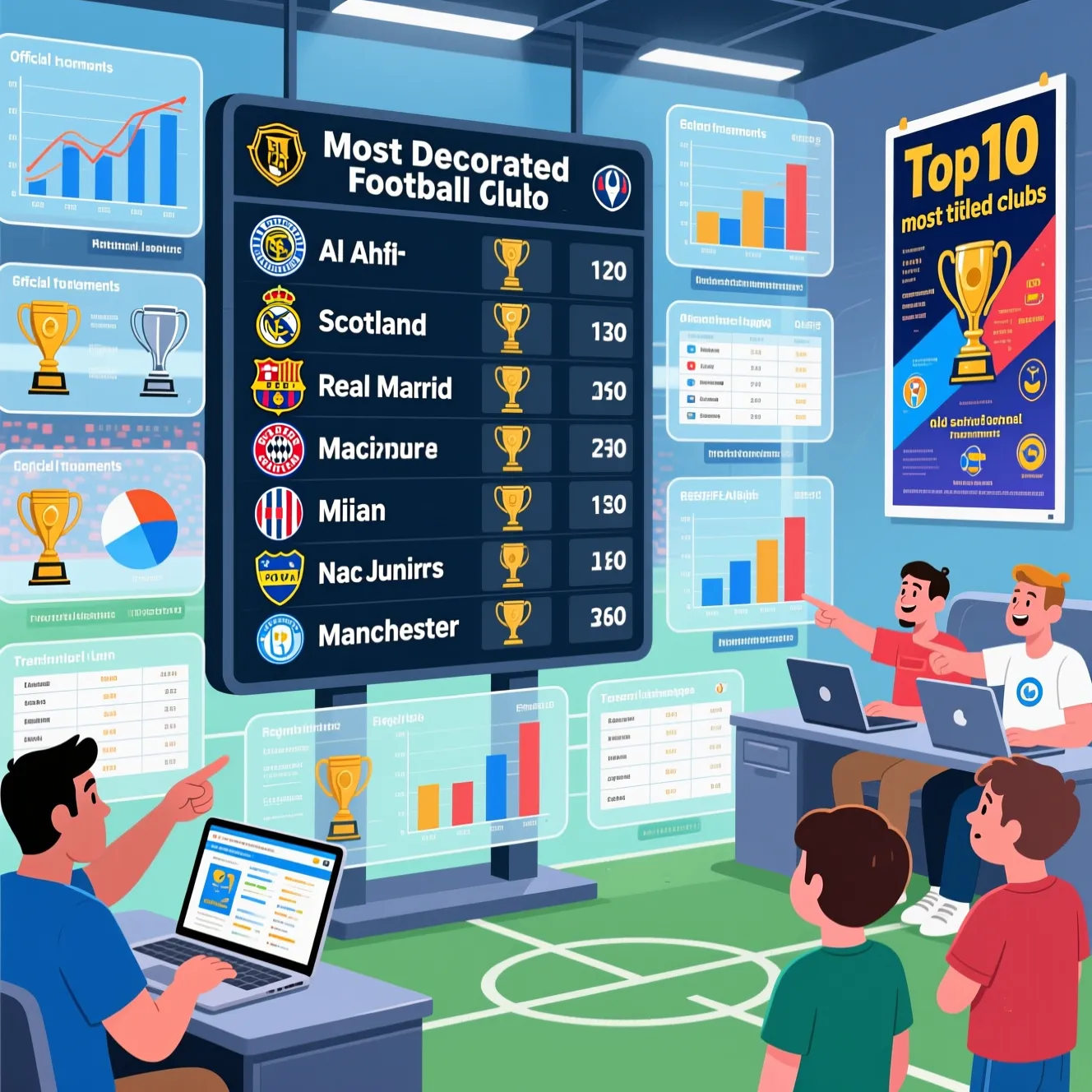 Самые титулованные клубы мира по количеству кубков: актуальный список Список самых успешных команд мира по количеству кубков: какой самый титулованный клуб в мире сейчас.