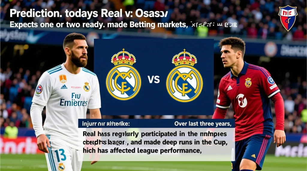 Предматчевая аналитика и ставки на Ла Лигу: реал осасуна прогноз экспертов Предматчевая аналитика и ставки на Ла Лигу: подробный реал осасуна прогноз от спортивных экспертов. - иллюстрация