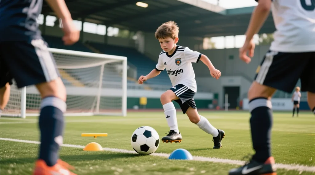 Роль скоростного флангового игрока на поле: какими навыками обладает вингер в футболе сегодня. - иллюстрация