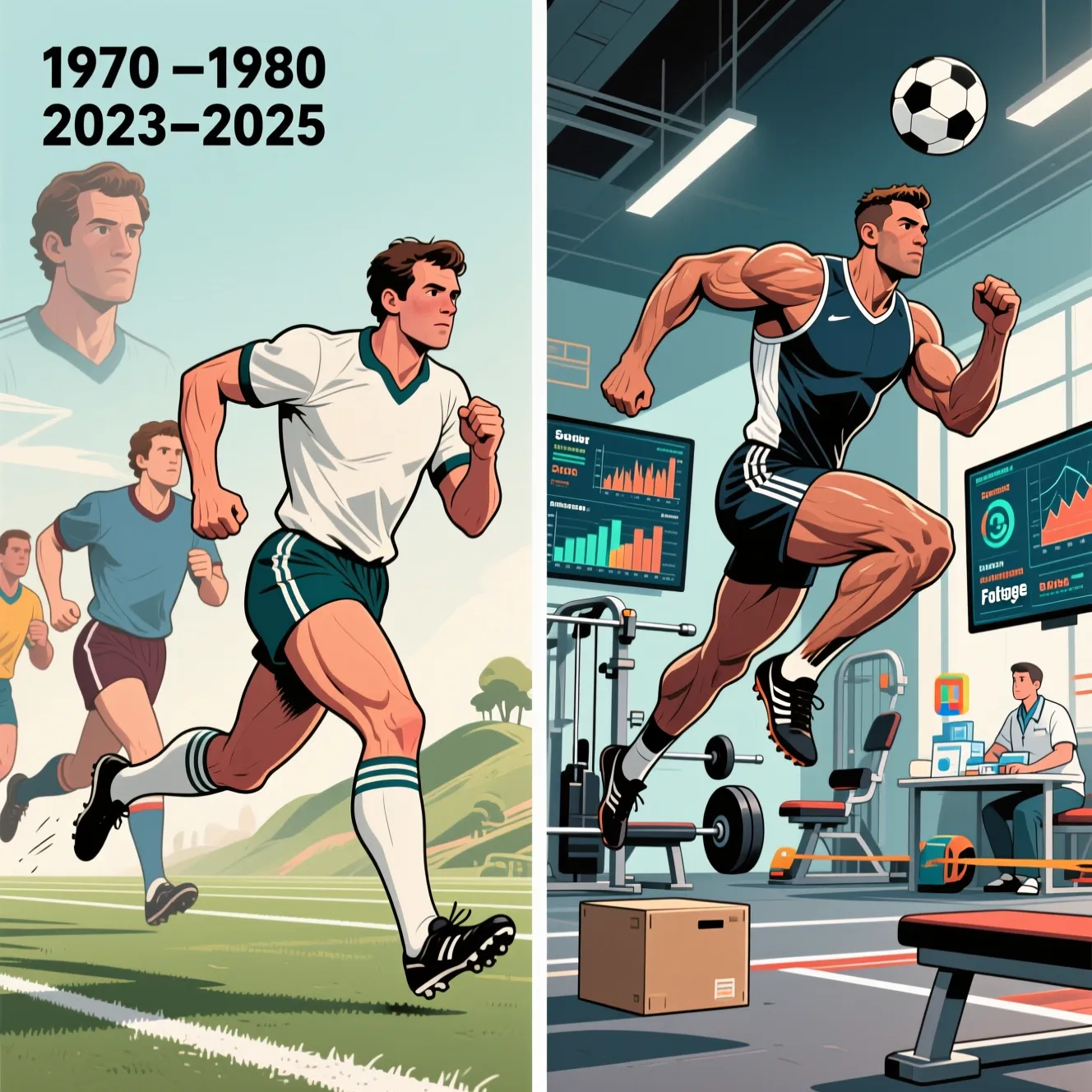 Результат изнурительных тренировок: почему накаченные ноги футболистов так выделяются.