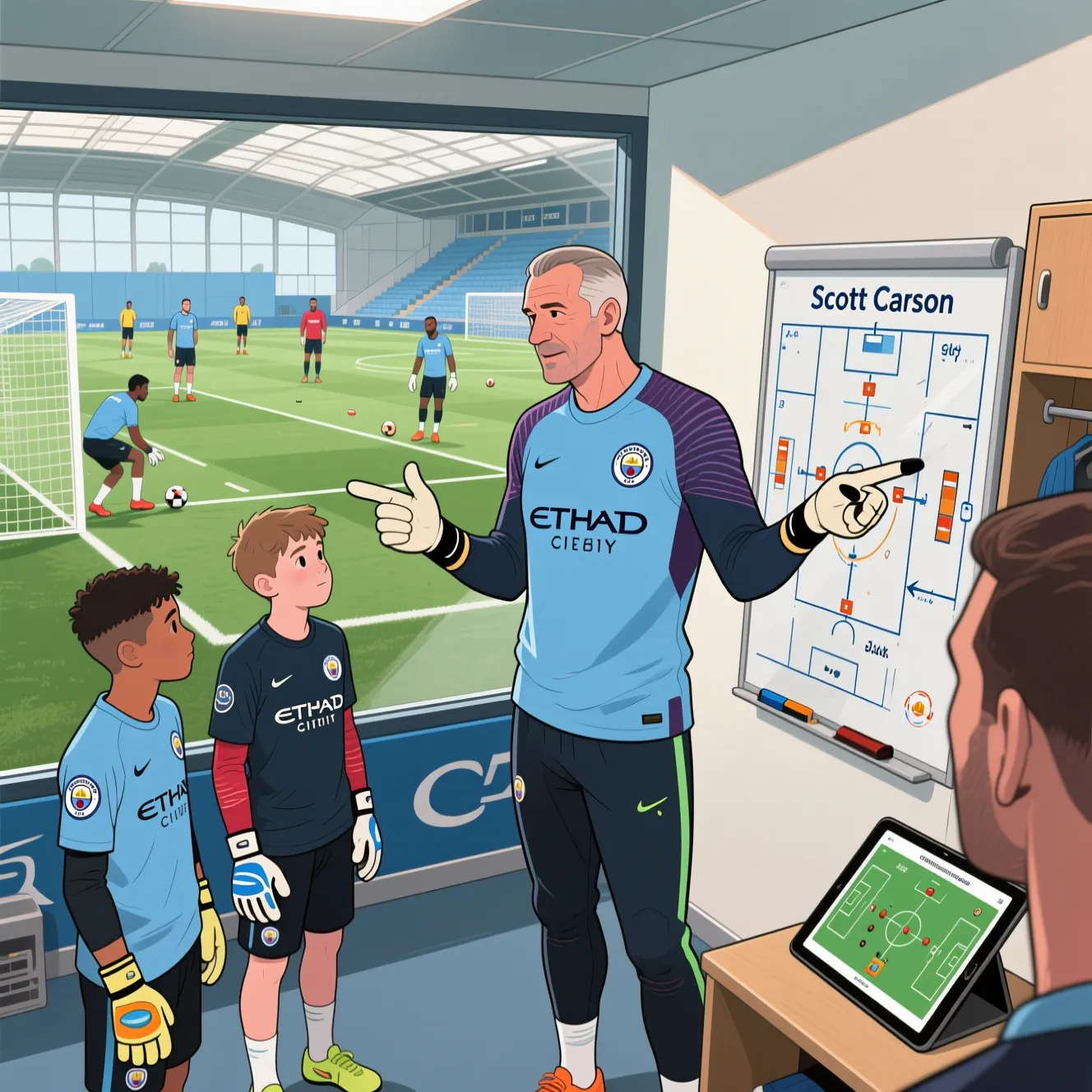 Опытный голкипер ветеран в «Манчестер Сити»: почему скотт карсон так важен для атмосферы в клубе.