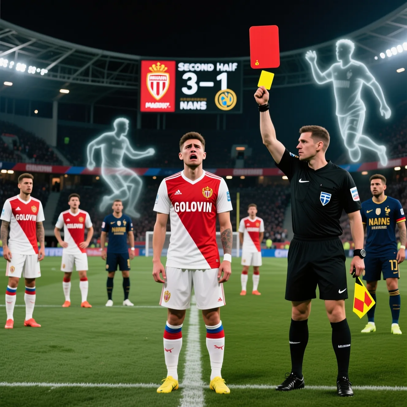 Александр Головин: скандальное удаление за две жёлтые за 10 секунд