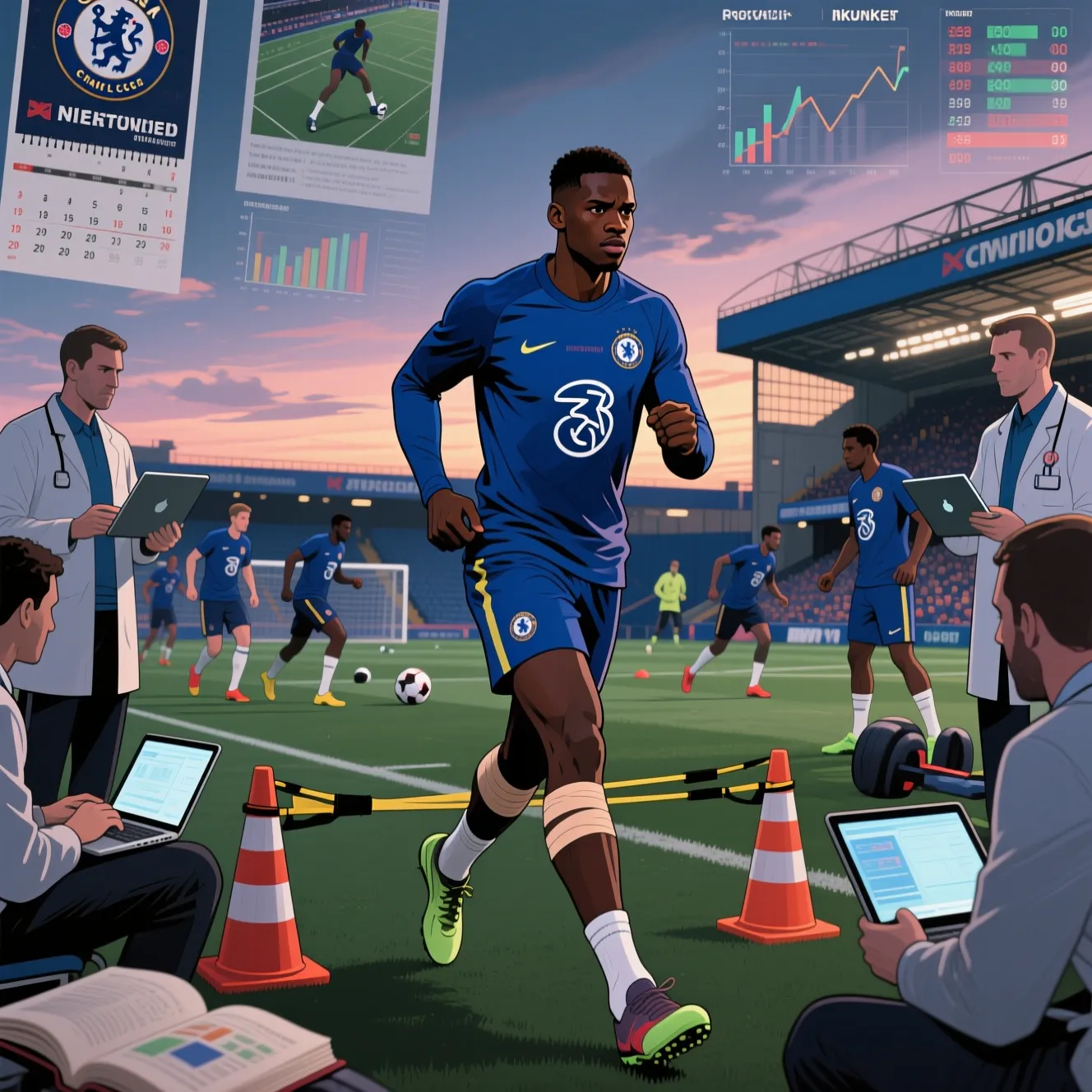 Кристофер Нкунку: процесс восстановления и когда форвард вернется в строй Процесс восстановления французского форварда: когда кристофер нкунку вернется в строй после травмы.