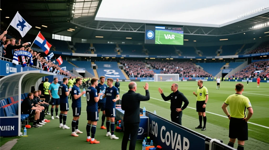 Обучающее видео для болельщиков: что такое вар в футболе и когда арбитр его смотрит. - иллюстрация