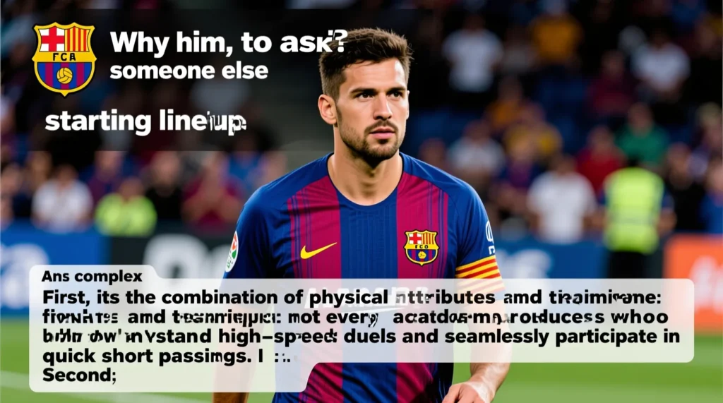 Молодой защитник Ла Масии: как алехандро бальде стал левым защитником «Барселоны» Молодой защитник Ла Масии: как алехандро бальде стал основным левым защитником в «Барселоне». - иллюстрация