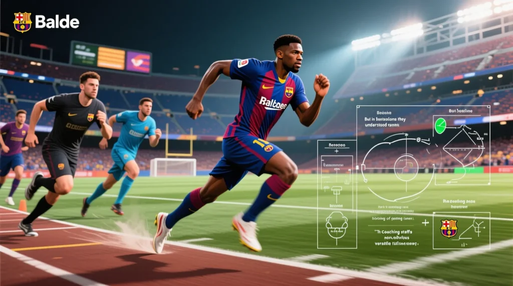 Молодой защитник Ла Масии: как алехандро бальде стал левым защитником «Барселоны» Молодой защитник Ла Масии: как алехандро бальде стал основным левым защитником в «Барселоне». - иллюстрация