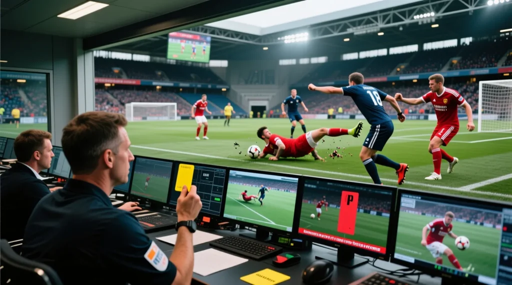 Обучающее видео для болельщиков: что такое вар в футболе и когда арбитр его смотрит. - иллюстрация