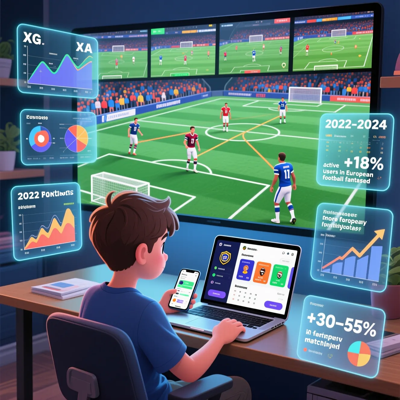 Интерактивные игры для болельщиков: как собрать лучший состав и выиграть в фэнтези футбол онлайн.