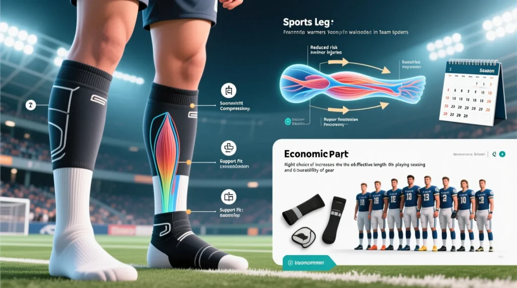 Функциональный элемент экипировки: объясняем новичкам, зачем нужны гетры это важная часть формы. - иллюстрация