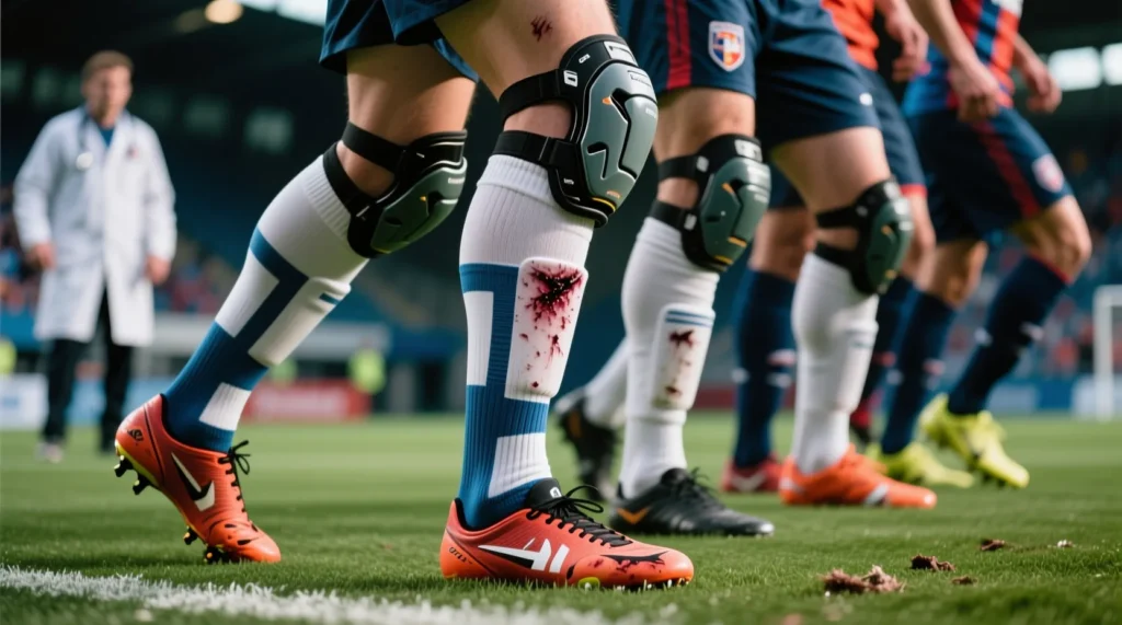 Функциональный элемент экипировки: объясняем новичкам, зачем нужны гетры это важная часть формы. - иллюстрация