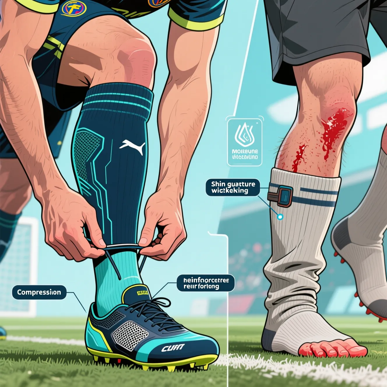 Функциональный элемент экипировки: объясняем новичкам, зачем нужны гетры это важная часть формы.